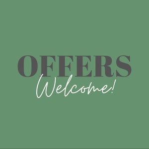 Offers are welcome!!!